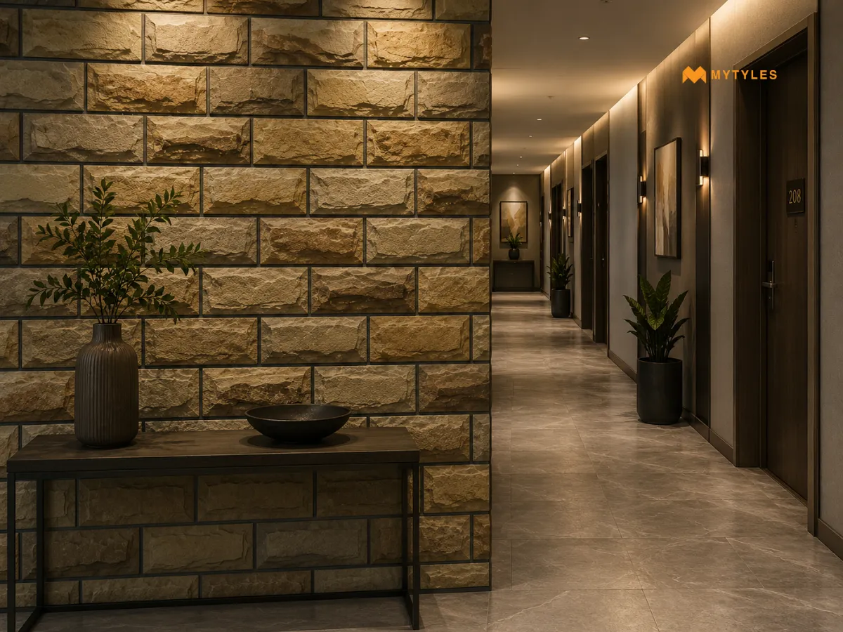Ceramic Elevation Brick Wall Tile 